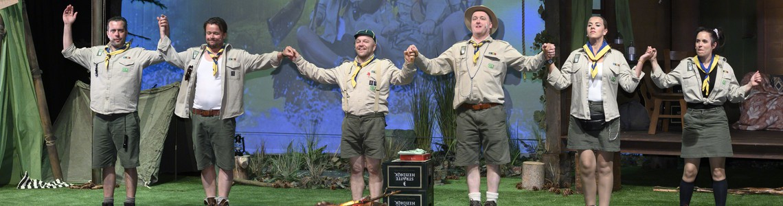 Sven De Ridder Company slaat vanaf 5 juli scoutskamp op in Theater Elckerlyc