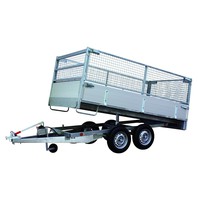 Aanhangwagen kipper ongeremd 